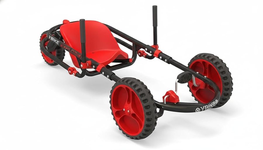 Explorer — Red & Black ride-on toy by YBike