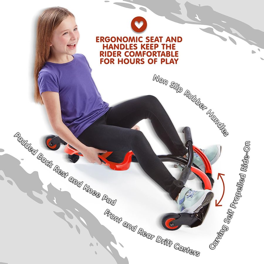 Leap — Orange & Black ride-on toy by YBike