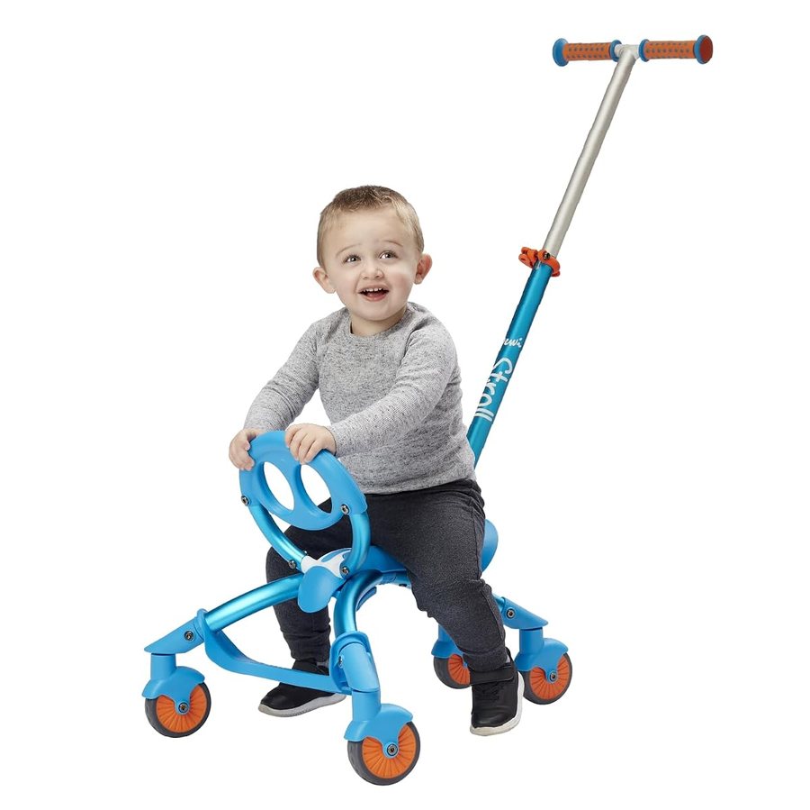 Pewi Stroll — Blue ride-on toy by YBike