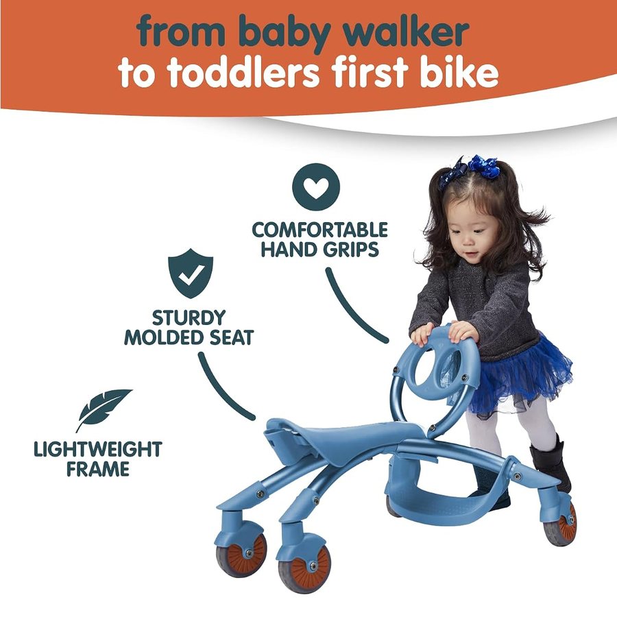Pewi Stroll — Blue ride-on toy by YBike